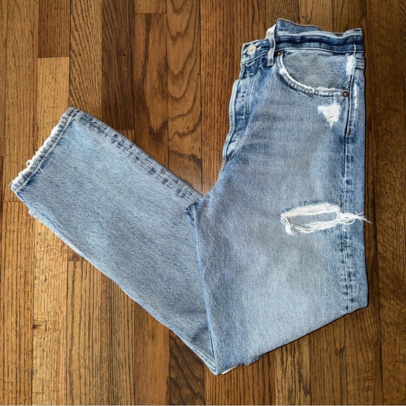 Agolde Denim - Agolde Women’s 90’s Jean Loose Fit Ripped Denim Size 26